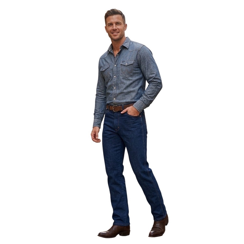 Wrangler Men's Cowboy Jeans New Size 34